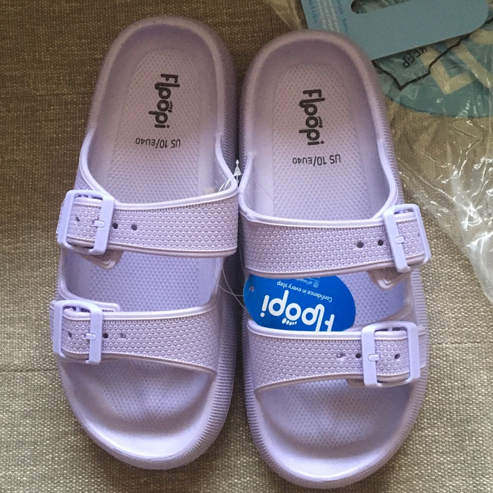 Floppi  Women's Lavender Slide Sandals